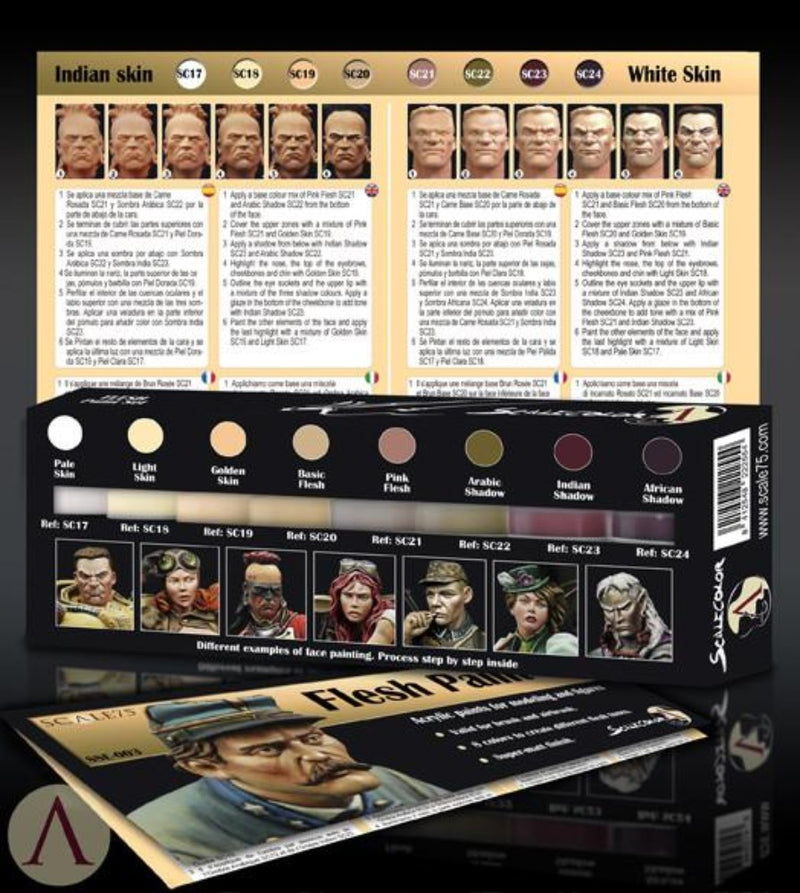 Scale 75 SSE-003 Scalecolor Flesh Paint Set
