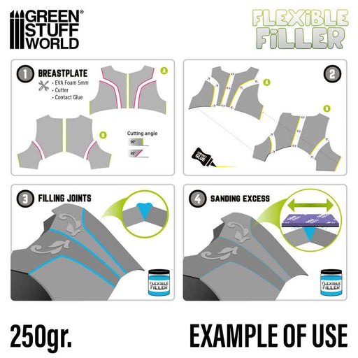 Green Stuff World 5493 Sellador Flexible / Flexible Filler 250ml (9080482037997)