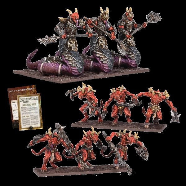 Mantic Games MGKWA113 Kings of War Forces of the Abyss Ambush Starter Set