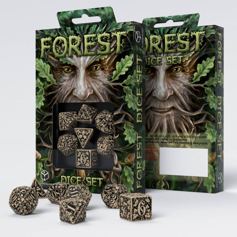 Q Workshop SFOR03 Forest Dice Set: Savannah (9003911905517)