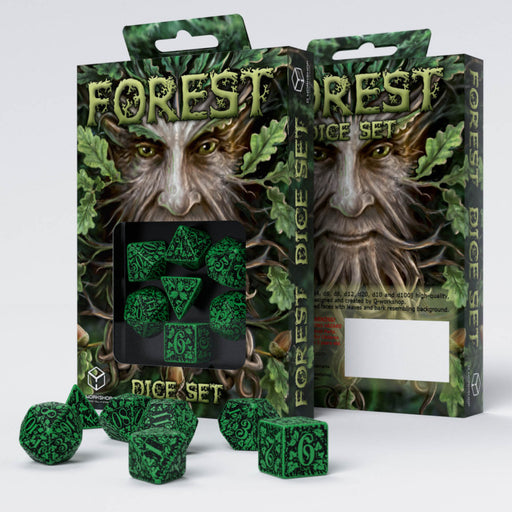 Q Workshop SFOR01 Forest Dice Set: Jungle (9003911872749)