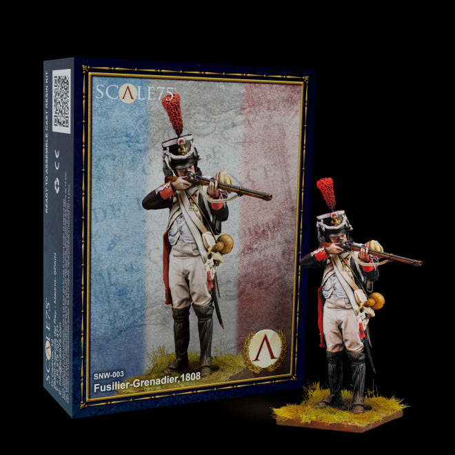 Scale 75 SNW-003 Figures Napoleonic Fusilier-Grenadier 1808  75mm