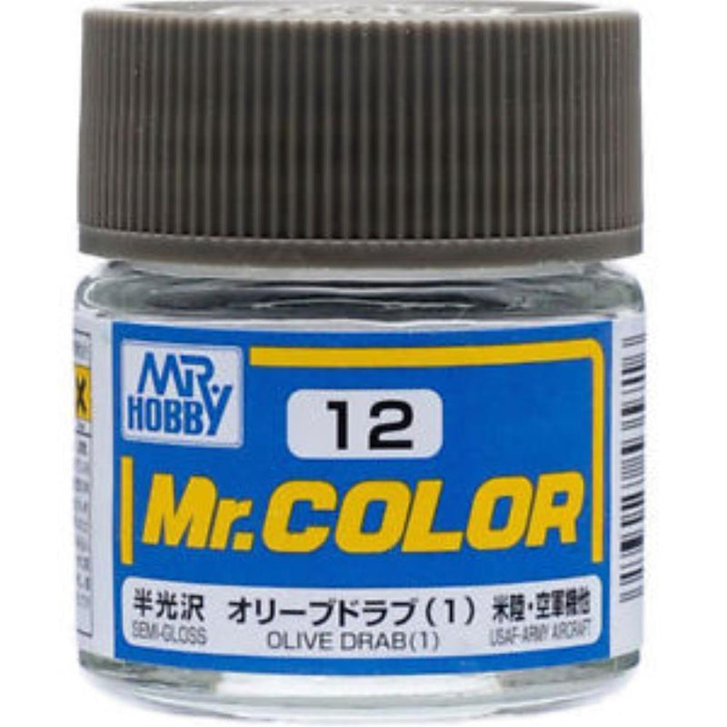 Gunze C012 Mr. Color - Semi Gloss Olive Drab 1