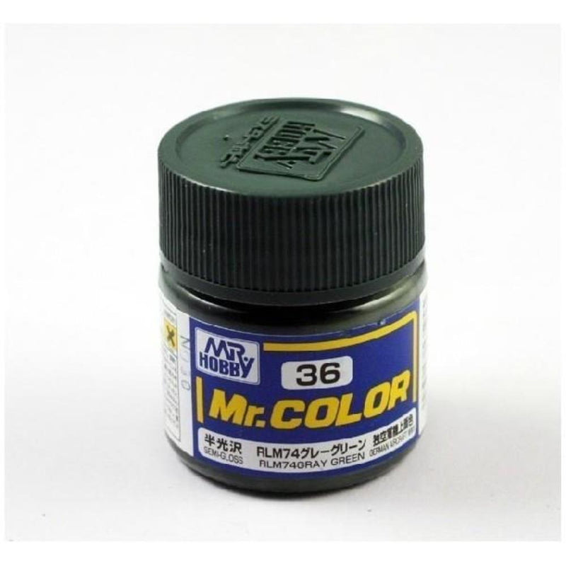 Gunze C036 Mr. Color - Semi Gloss RLM74 Grey Green