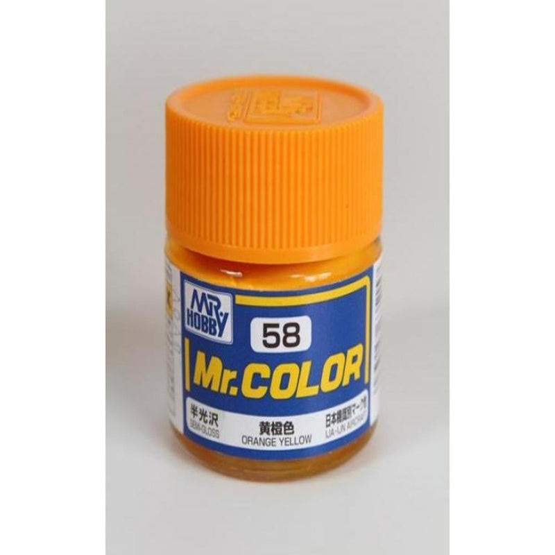 Gunze C058 Mr. Color - Semi Gloss Orange Yellow