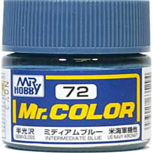 Gunze C072 Mr. Color - Semi Gloss Intermediate Blue (7537780162797)