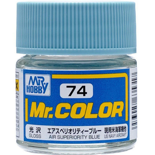 Gunze C074 Mr. Color - Gloss Air Superiority Blue (7537780654317)