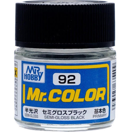 Gunze C092 Mr. Color - Semi Gloss Black (8177829478637)