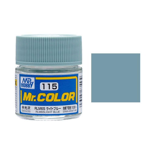 Gunze C115 Mr. Color - Semi Gloss RLM65 Light Blue (8435579912429)