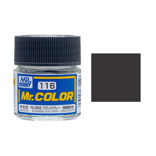 Gunze C116 Mr. Color - Semi Gloss RLM66 Black Grey (8435580010733)