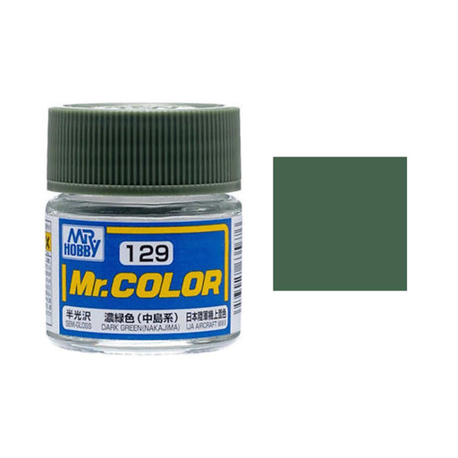 Gunze C129 Mr. Color - Semi Gloss Dark Green (Nakajima) (7537785438445)