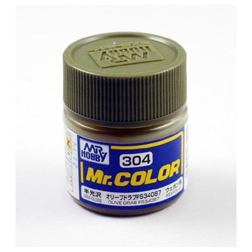 Gunze C304 Mr. Color - Semi Gloss Olive Drab FS34087 (7603041534189)