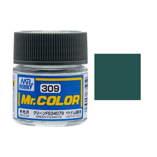 Gunze C309 Mr. Color - Semi Gloss Green FS34079 (7537788453101)