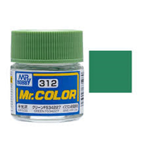 Gunze C312 Mr. Color - Semi Gloss Green FS34227 (7537788780781)