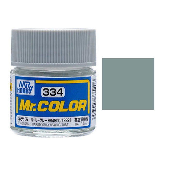 Gunze C334 Mr. Color - Semi Gloss Barley Grey BS4800/18B21 (7537791140077)