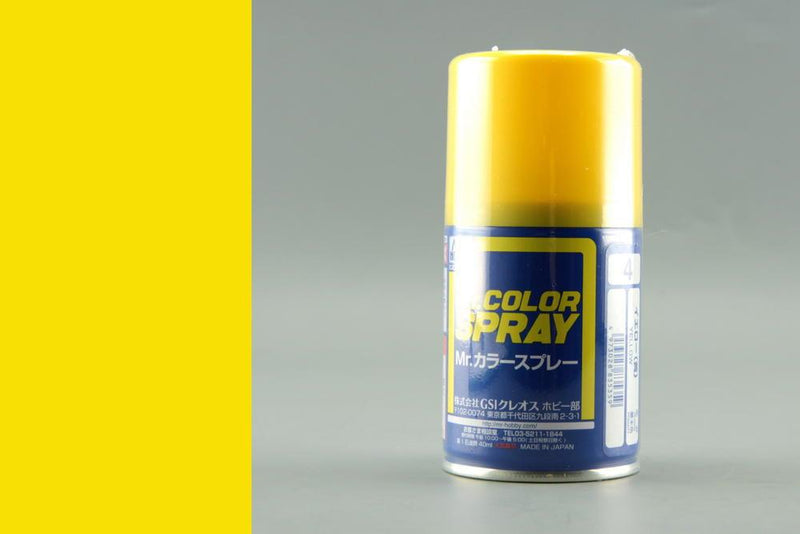 Gunze S004 Mr. Color Spray Gloss Yellow