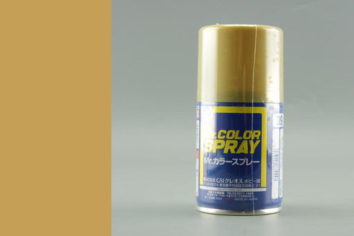 Gunze S039 Mr. Color Spray Semi Gloss Dark Sandy Yellow (7598555234541)