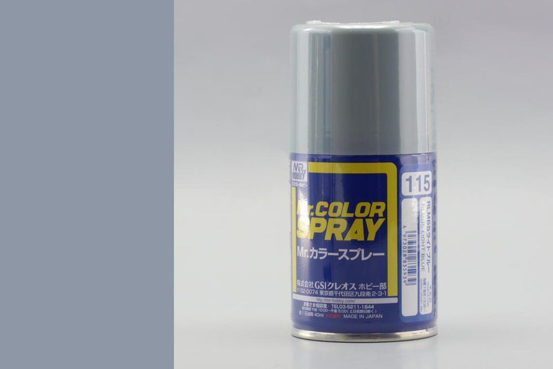 Gunze S115 Mr. Color Spray Semi Gloss RLM65 Light Blue