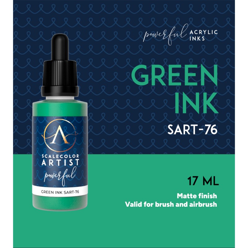 Scale 75 SART-76 Scalecolor Artist Green Ink 20ml