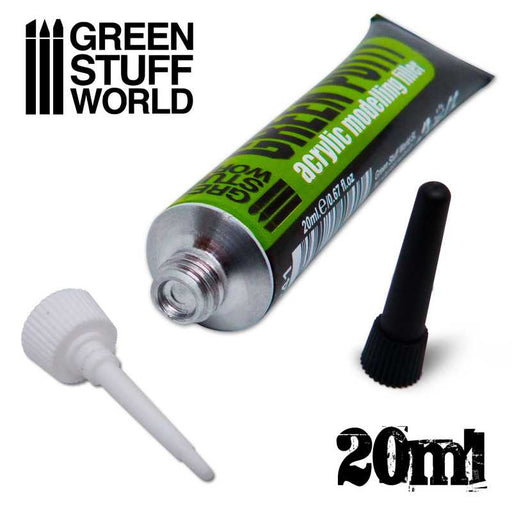 Green Stuff World 2241 Pasta acrilica GREEN PUTTY / Acrylic GREEN PUTTY 20ml (9080478564589)