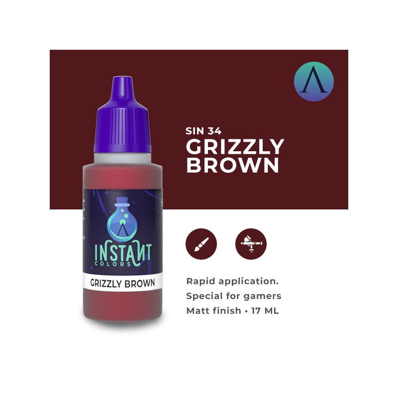 Scale 75 SIN-34 Instant Colors Grizzly Brown 17ml