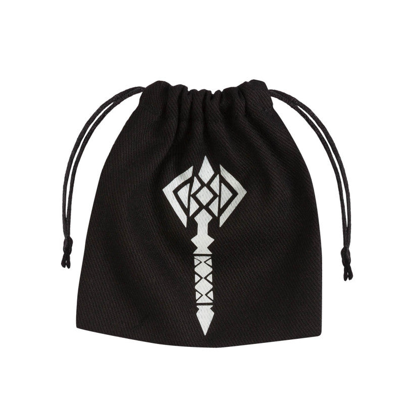 Q Workshop BHAM101 Hammer Black & glow-in-the-dark Dice Bag (9004783599853)
