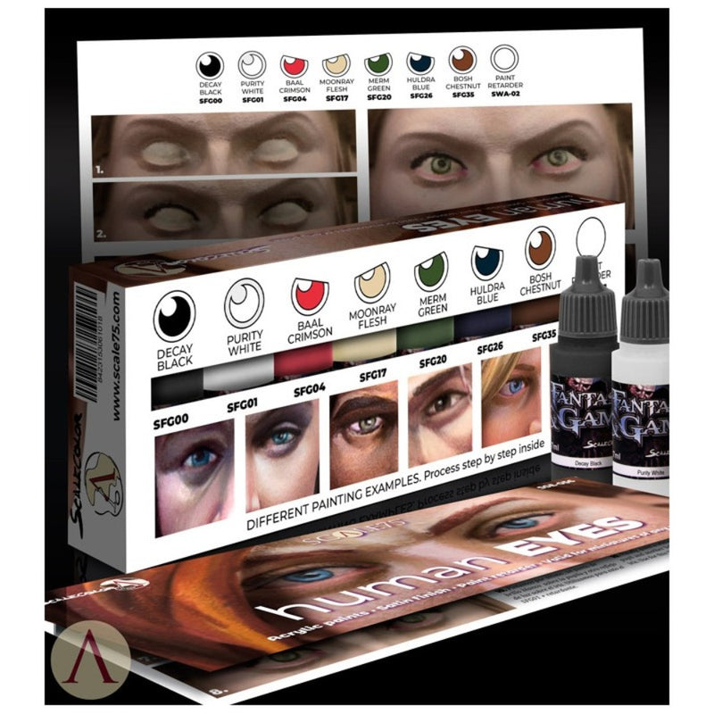 Scale 75 SSE-056 Scalecolor Human Eyes Paint Set
