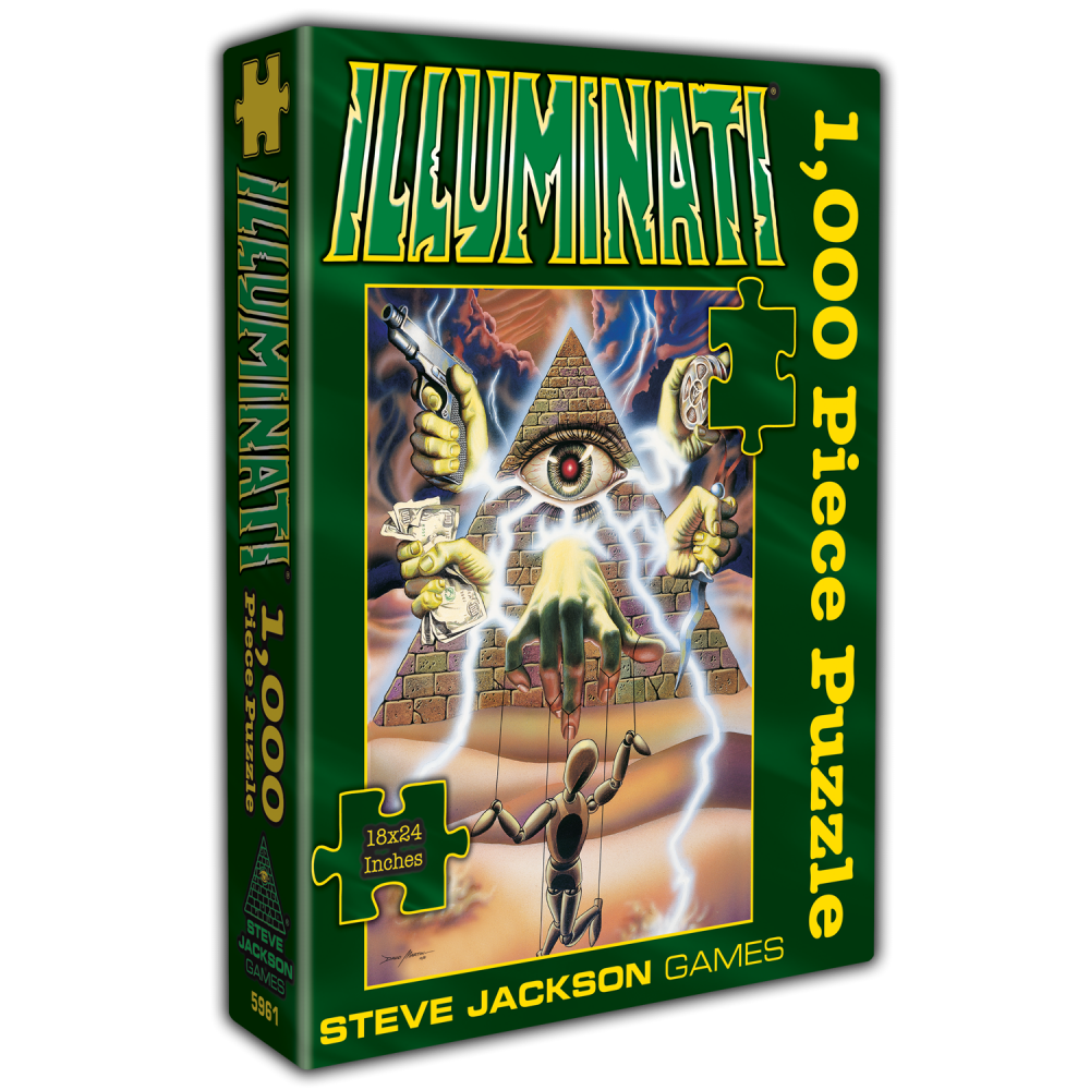 Steve Jackson Games Illuminati Jigsaw Puzzle 1000 Piece