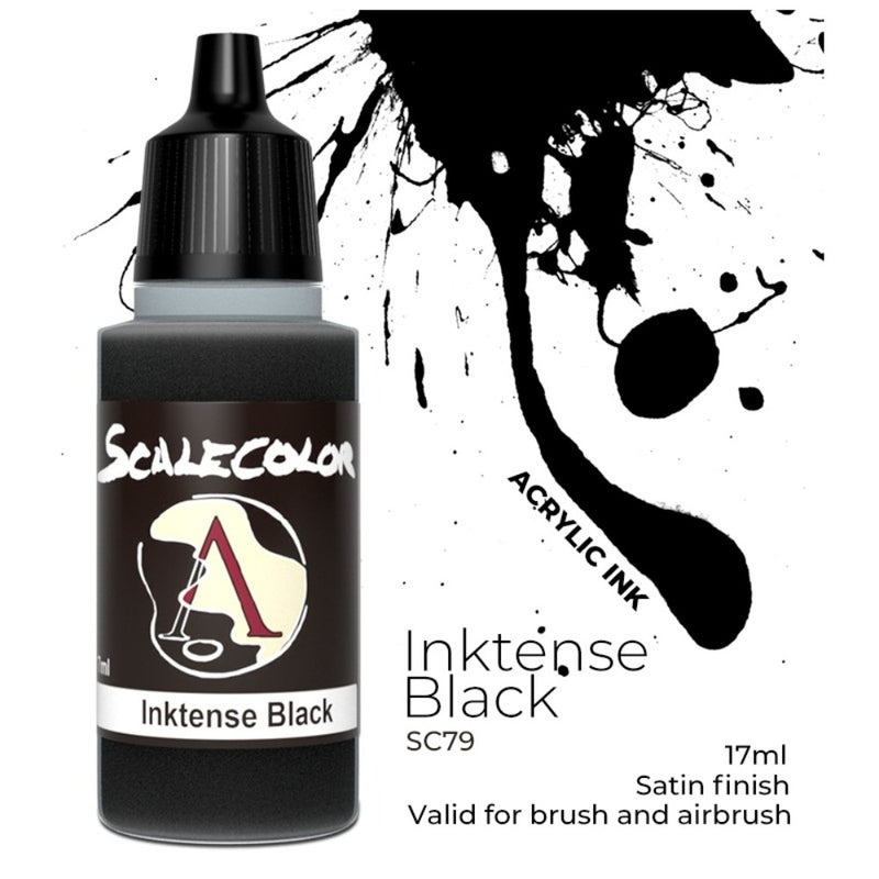 Scale 75 SC-79 Scalecolor Inktense Black 17ml