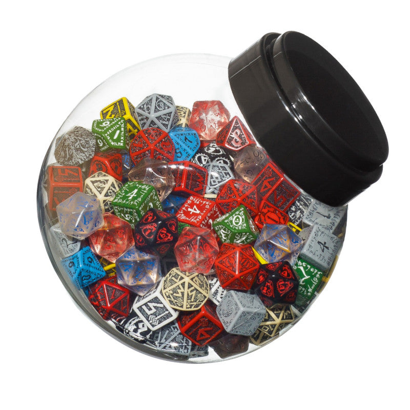 Q Workshop JMIX01 Jar of dice with D6, D10, D20 (150) (9003912036589)