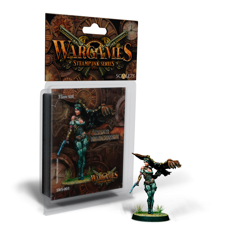 Scale 75 SWS-003 Figures Steampunk Wargames Jessica Thunderhawk 35mm