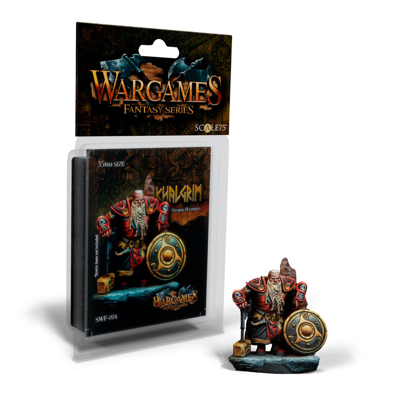 Scale 75 SWF-004 Figures Fantasy Wargames Kalgrin Storm Hammer 35mm