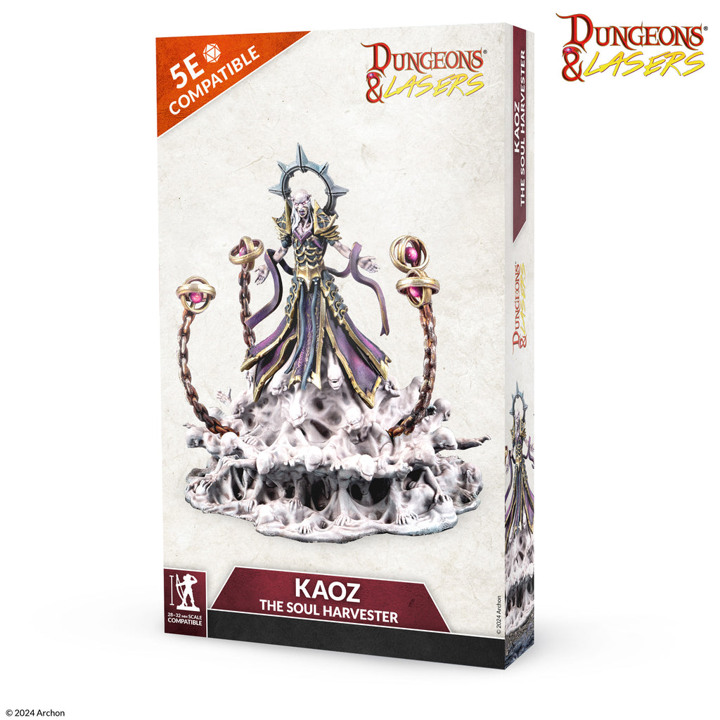Archon Studio Dungeons & Lasers: Kaoz: The Soul Harvester Miniature