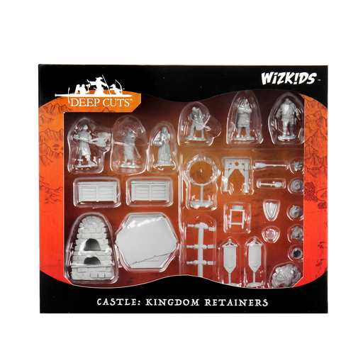 WizKids 90121 Deep Cuts Unpainted Miniatures: Towns People: Castle Castle 2 (9003817631981)