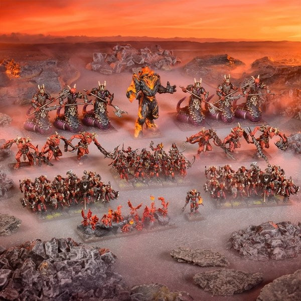 Mantic Games MGKWA112 Kings of War Forces of the Abyss Mega Army