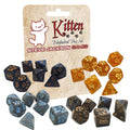 Steve Jackson Games Kitten Polyhedral Orange Dice Set