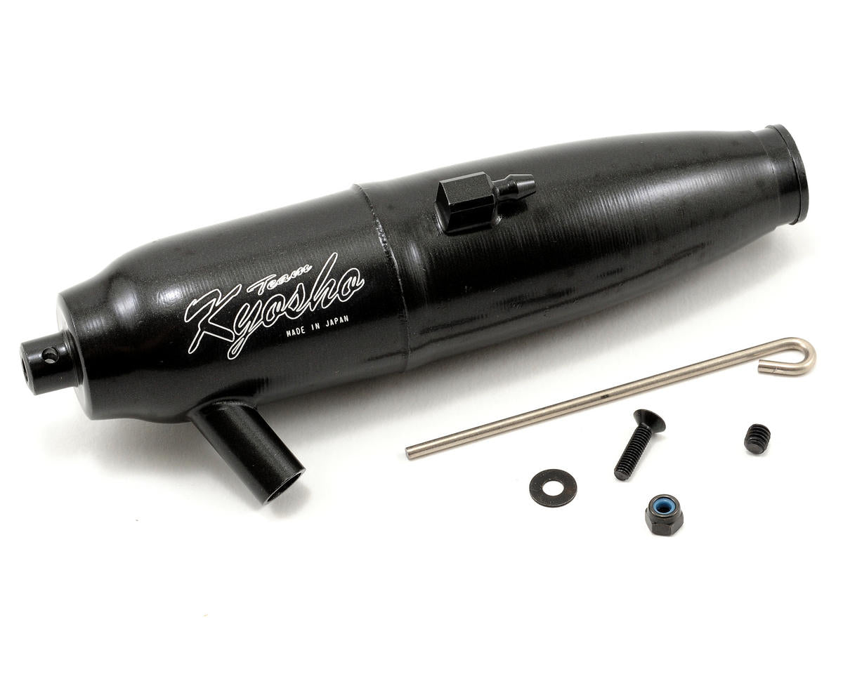 Kyosho V1R/S Tuned Muffler Only Blk - 39064