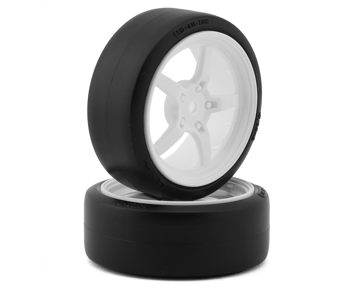 Kyosho Drift White Assembled 1/10 Scale RC Tyre
