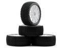 Kyosho Mini Micro Block w/Wheels RC Wheel &amp; Tyre Set - IHTH02W