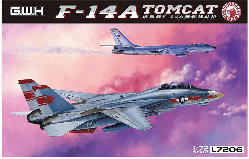 Great Wall Hobby L7206 1/72  U.S. F-14A Tomcat (8948588052717)