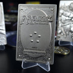 Hasbro Magic the Gathering Limited Edition Silver Plated Ajani Goldmane Collectible Figure (3)