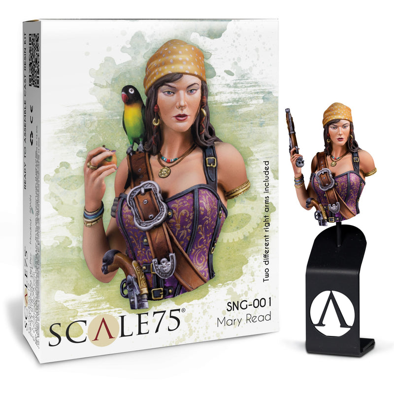 Scale 75 SNG-001 Busts Naughty Gears Mary Read 1:12