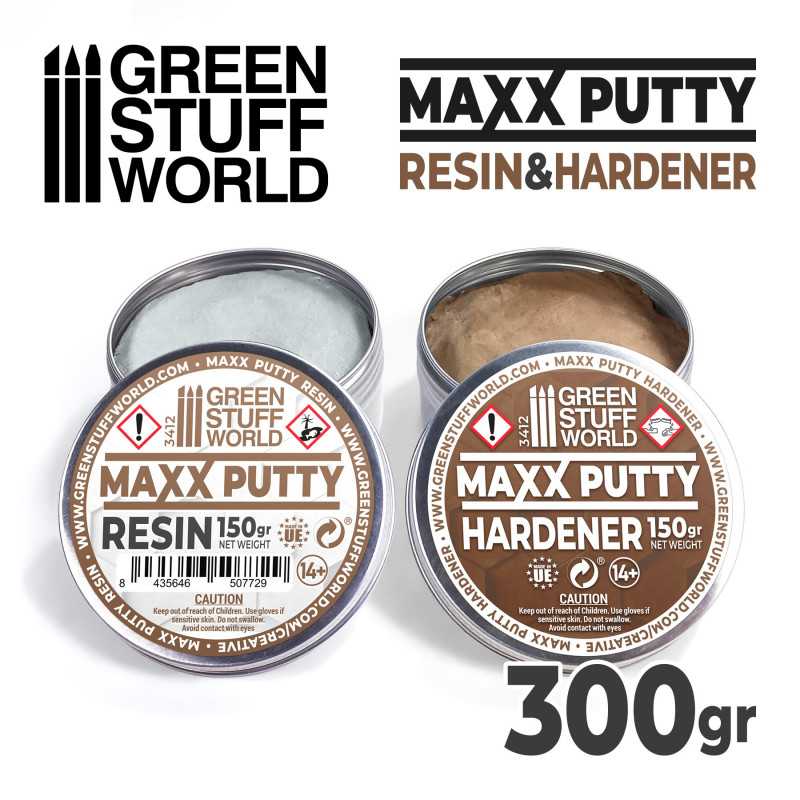 Green Stuff World 3412 Masilla MAXX PUTTY (150gr+150gr) (9080482169069)