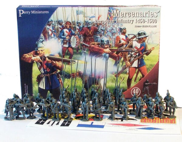 Perry Miniatures - WR20 - War of the Roses: Mercenaries- European Infantry (1450-1500)