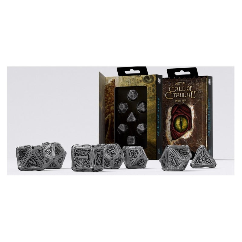 Q Workshop SMCT01 Metal Call of Cthulhu Dice Set (9003912888557)