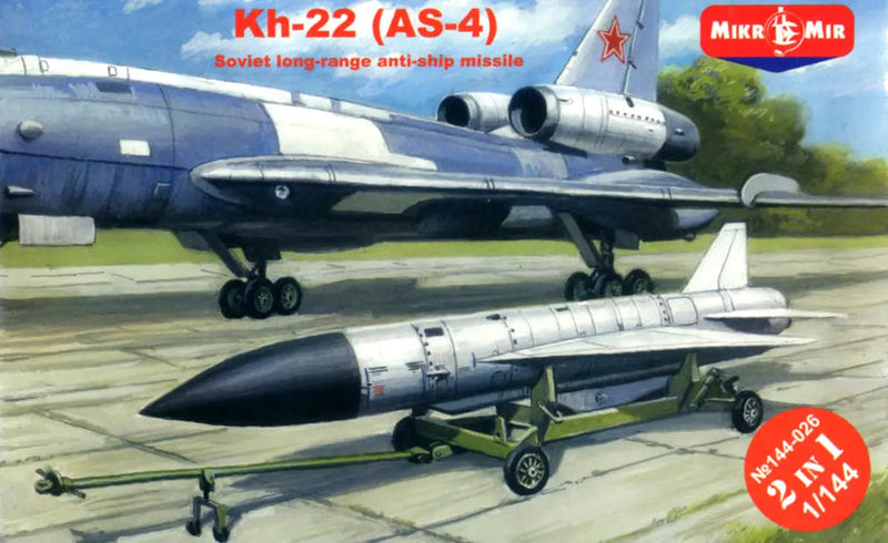 Mikromir 144-026 1/144 Kh-22 (AS-4) Soviet long-range anti-ship missile