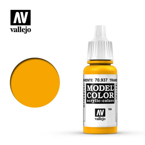 Vallejo AV70937 Model Transparent Yellow 18ml (9183329419501)