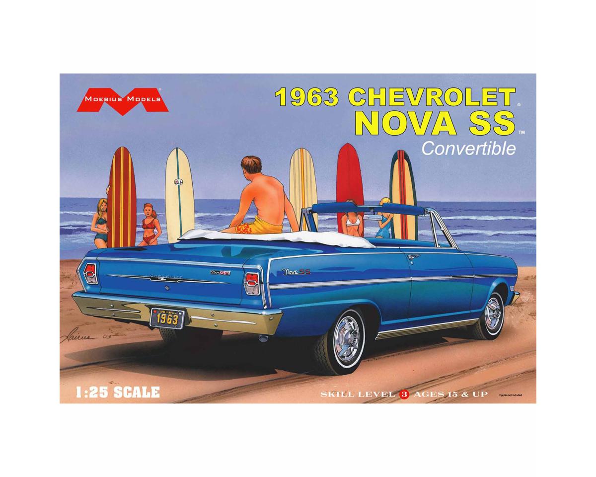 Moebius Models '63 Chevrolet Nova SS Car Model Kit 1/25 Scale