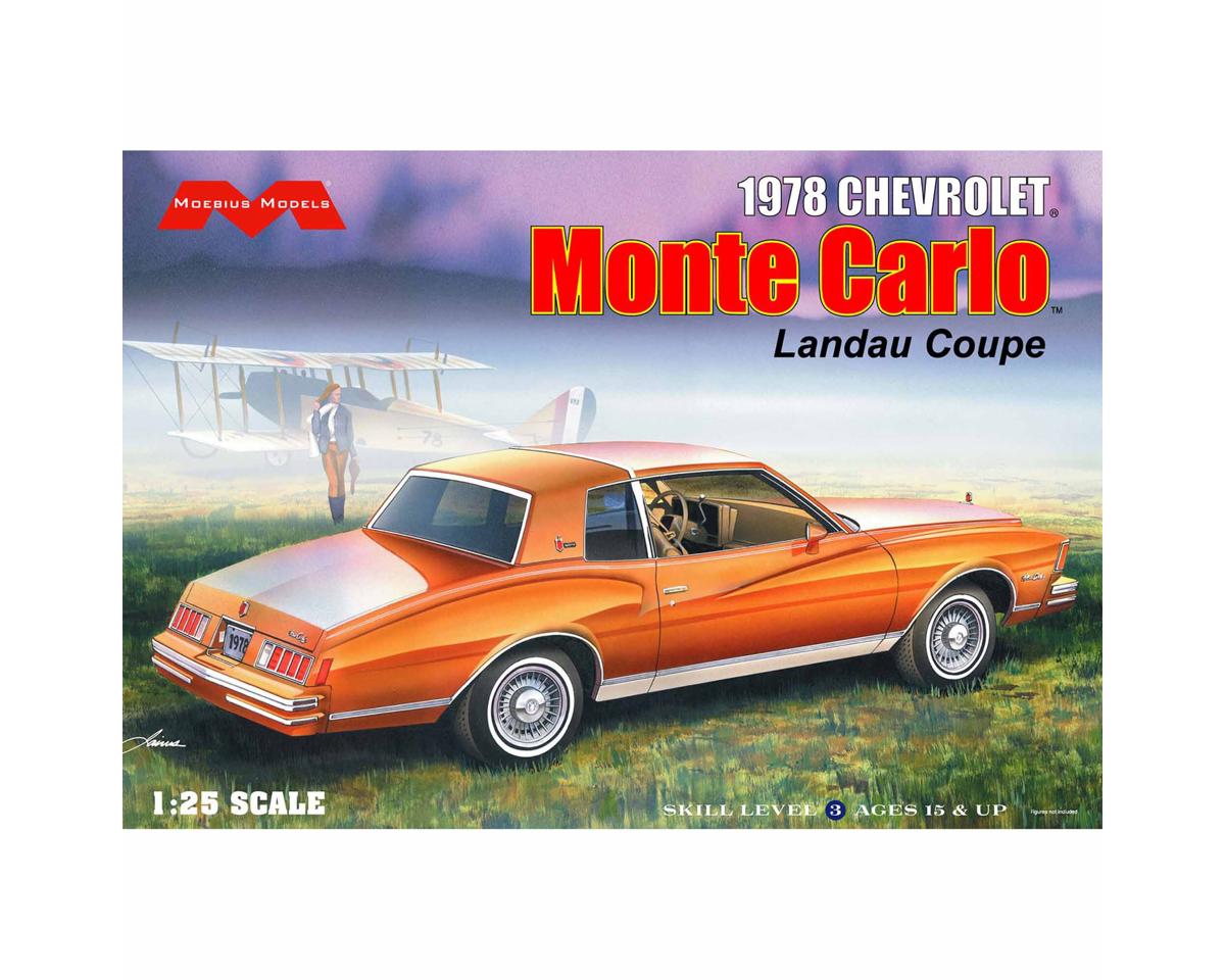 Moebius Models '78 Chevrolet Monte Carlo Coupe Car Model Kit 1/25 Scale