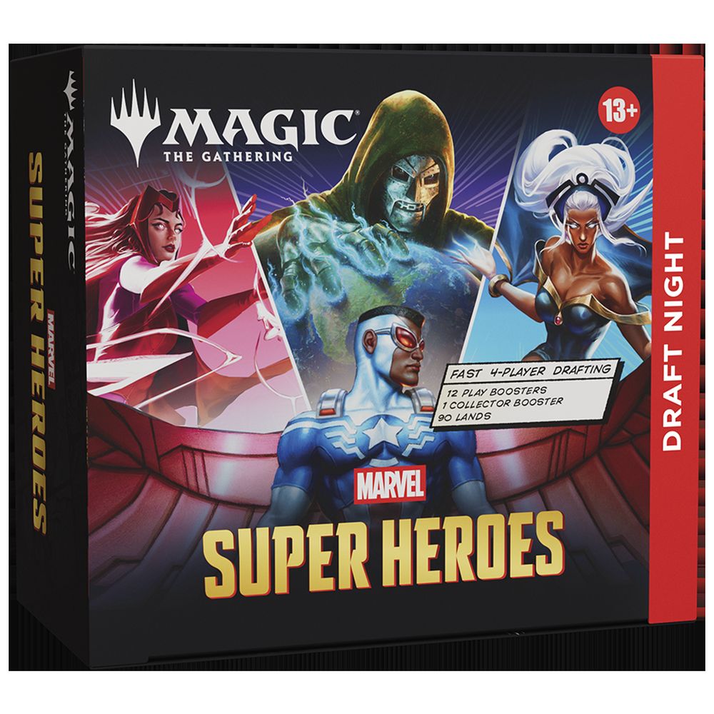 Wizards of the Coast Magic Marvel Super Heroes Draft Night Trading Card Game Booster